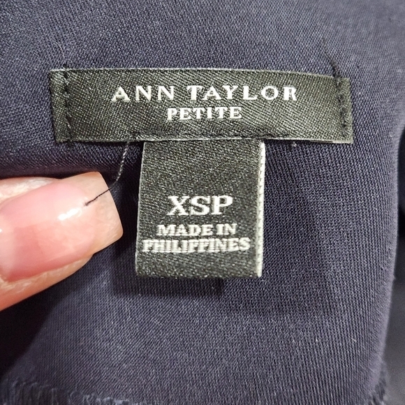 ANN Taylor Modern Black Hi-Low Dress Size: XSP - Picture 12 of 13